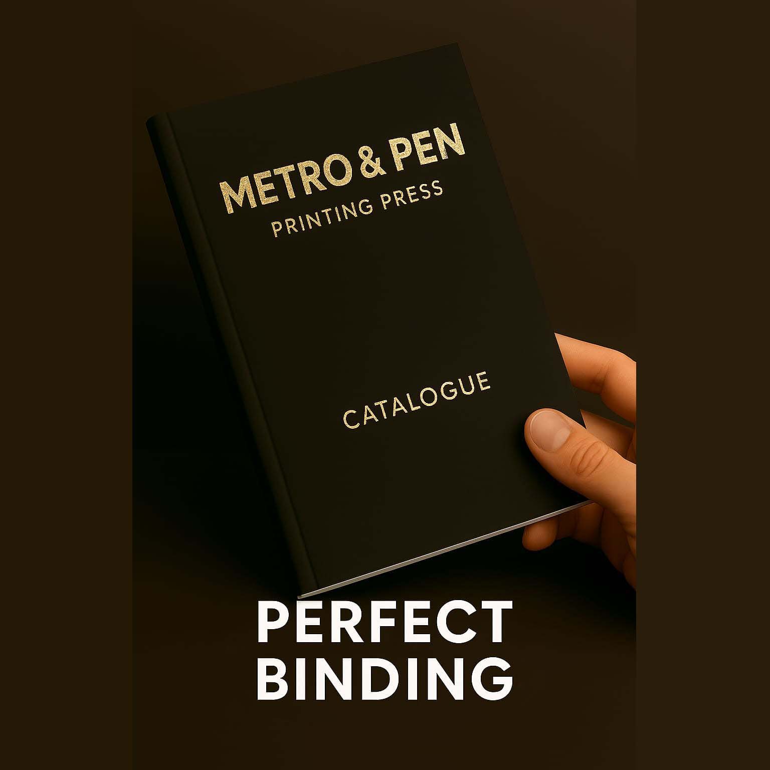 Perfect Binding service UAE - square spine book binding